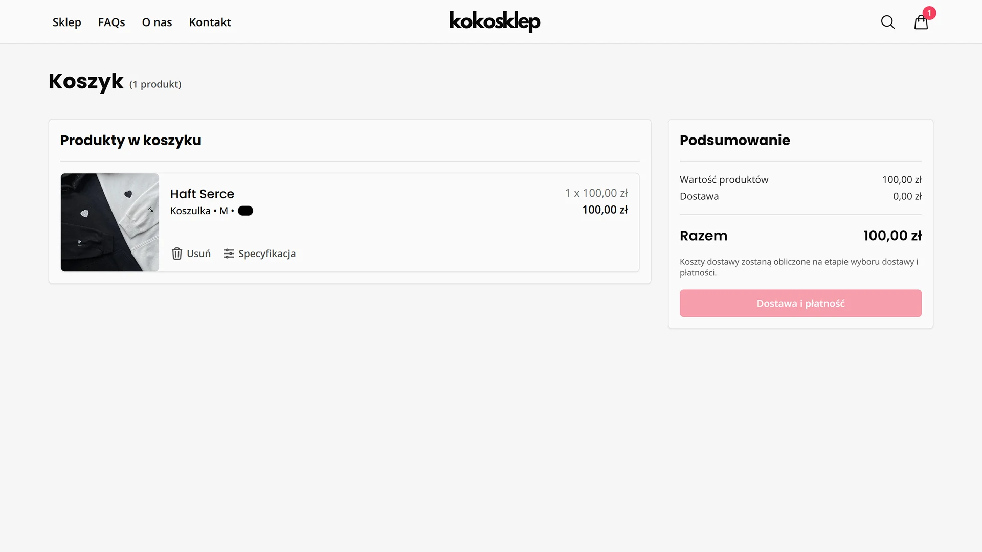 Efekt finalny strony - zrzut ekranu numer 6