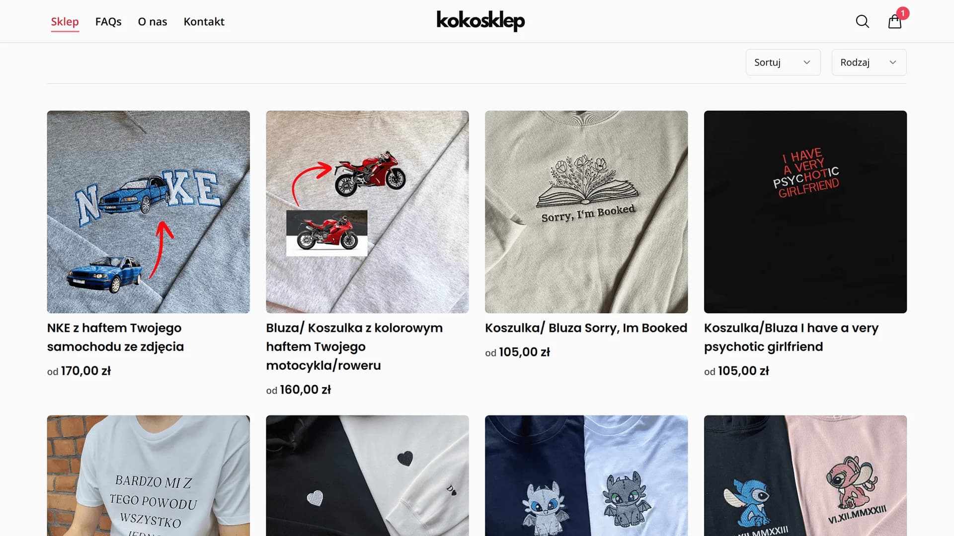 Efekt finalny strony - zrzut ekranu numer 4