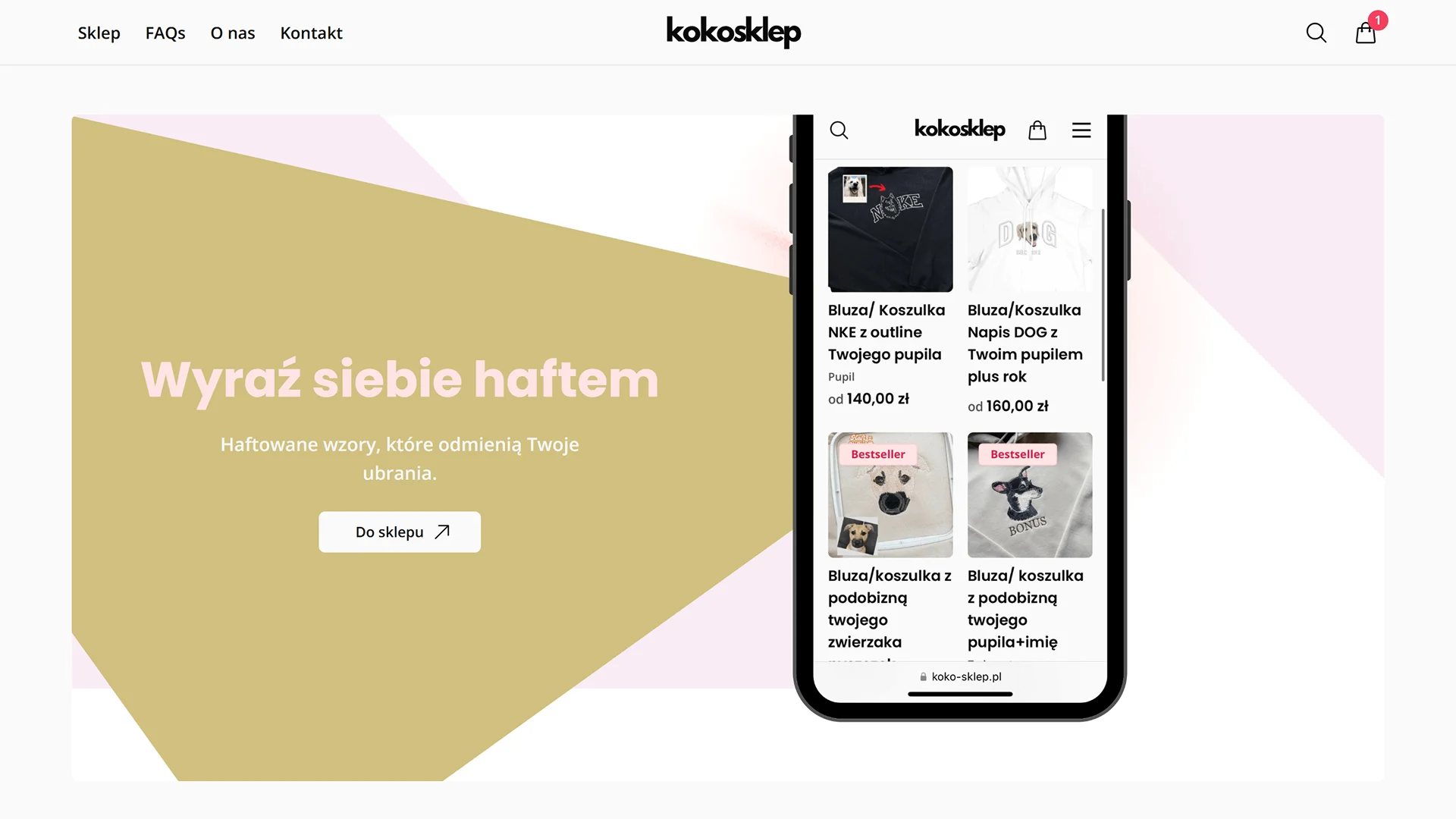 Efekt finalny strony - zrzut ekranu numer 1