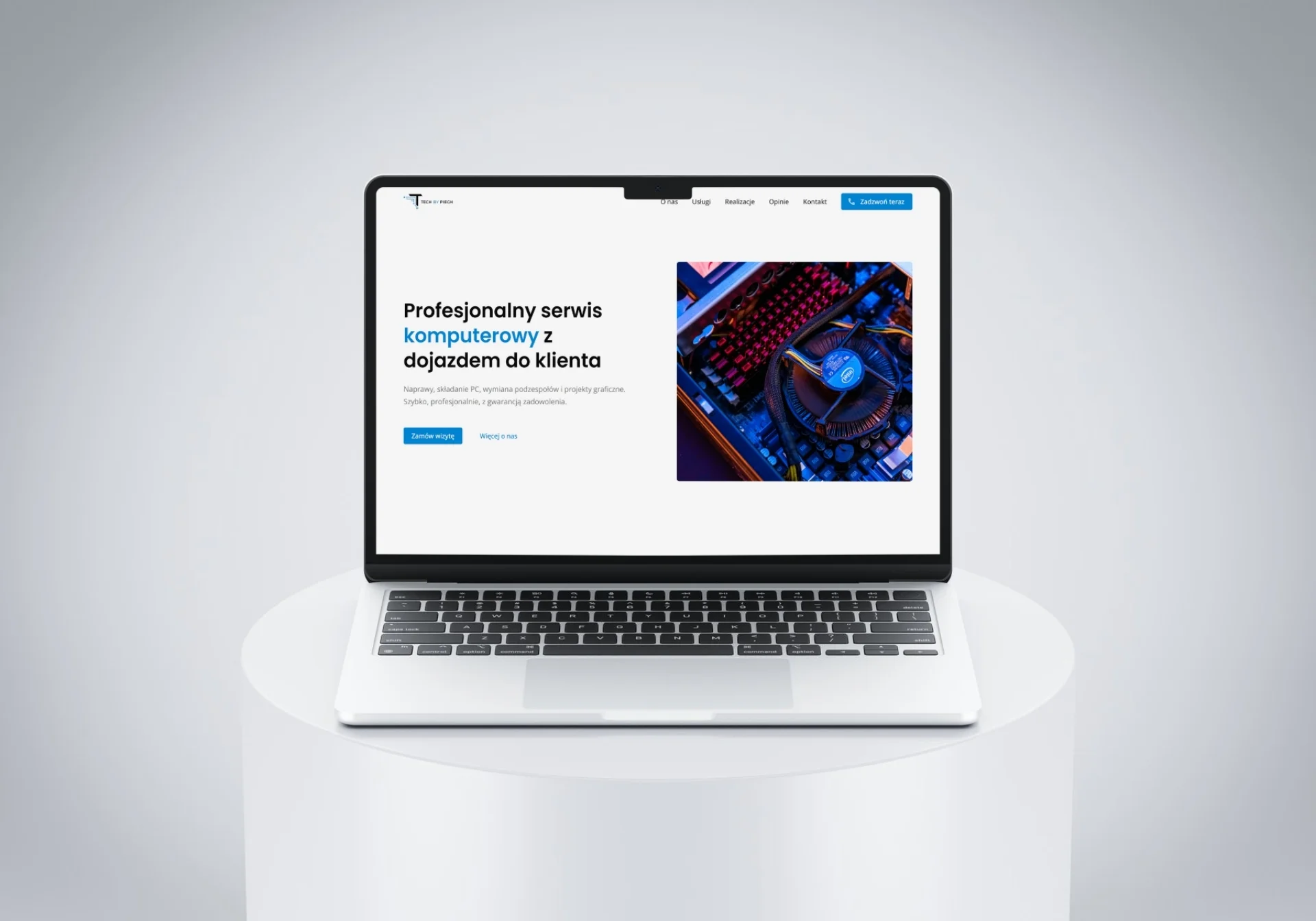 Zdjęcie przedstawiające stronę internetową