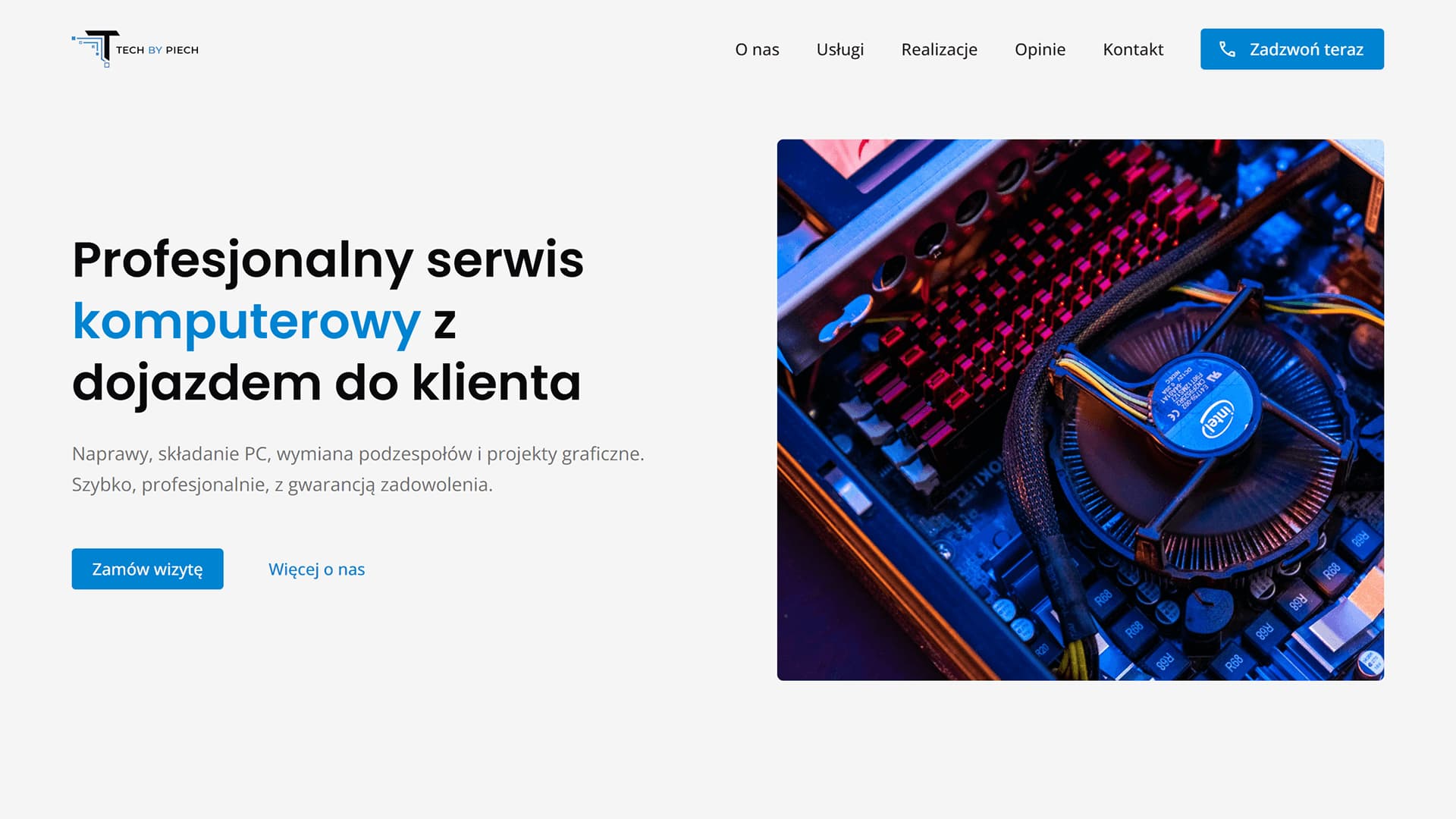 Efekt finalny strony - zrzut ekranu numer 1