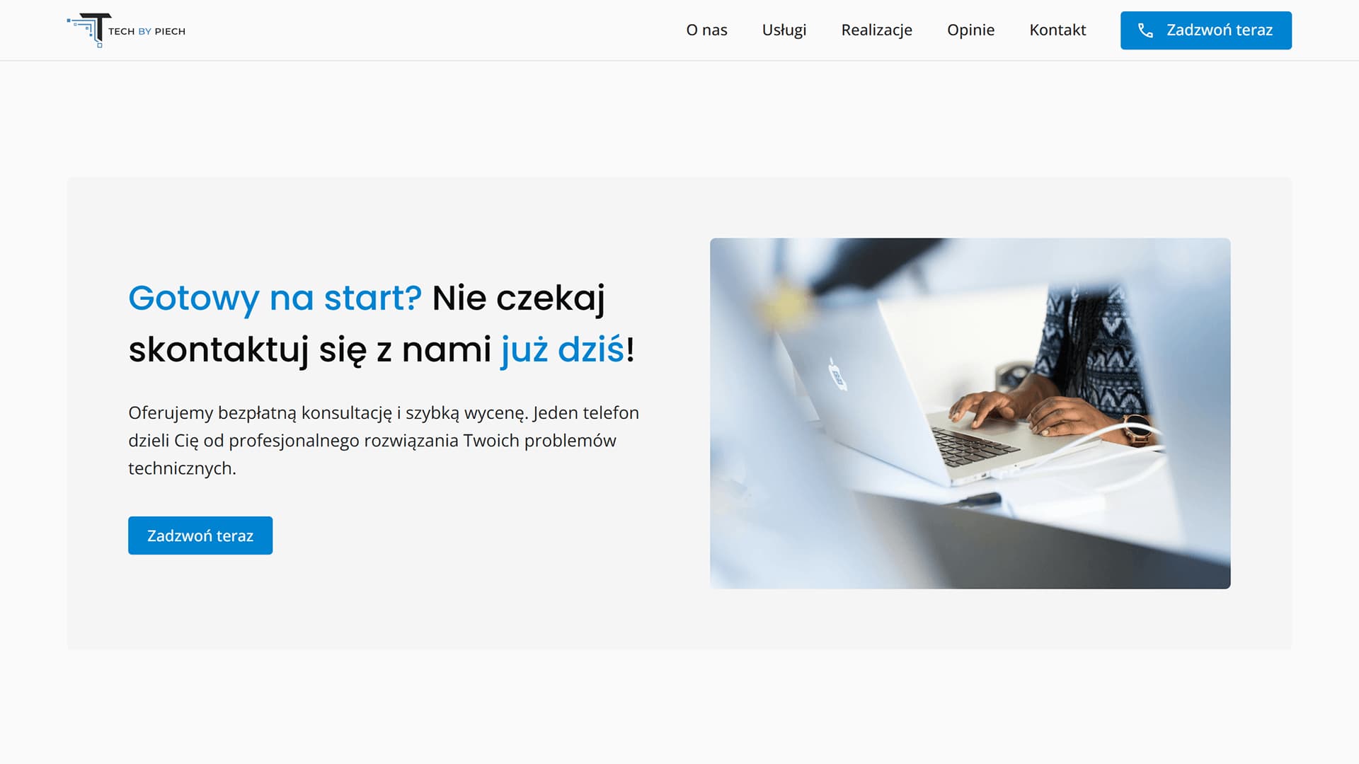 Efekt finalny strony - zrzut ekranu numer 2